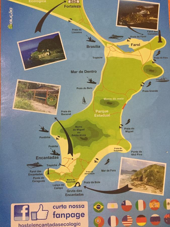 Hostel Encantadas Ecologic Ilha do Mel Eksteriør billede